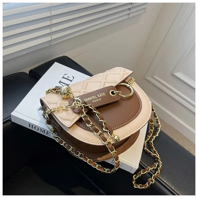 PIKADINGNIS Woman Simulation Bag New Fashion Korean Style Hit Color Small  Square Bags Trendy Temperament Female Bags Shoulder Messenger Bag