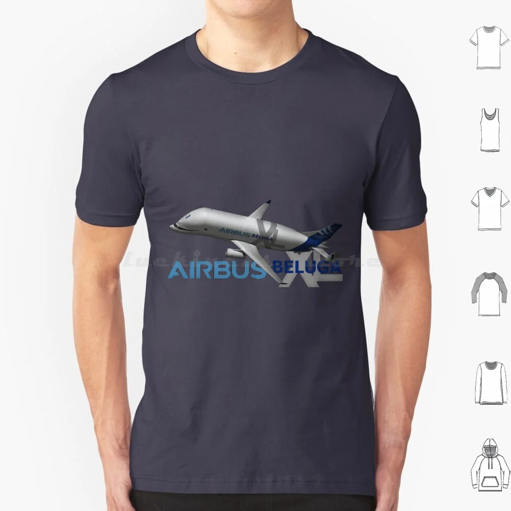 Airbus A330 Xl Beluga T Shirt 6Xl Cotton Cool Tee A330 A330 Xl Airbus Beluga Air Transport Aereo Air Cargo Pilot