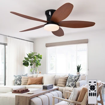 Ceiling Fan with Light — 3 Colors, 6 Speeds, Timer, Remote Control, 5‑Blade Design 3