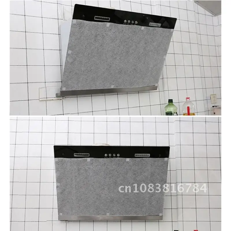 

Kitchen Range Hood Grease Filter Paper Replacement Anti-oil Fumes Sticker Non-woven Oil-proof Filter Absorbing Paper X7XD