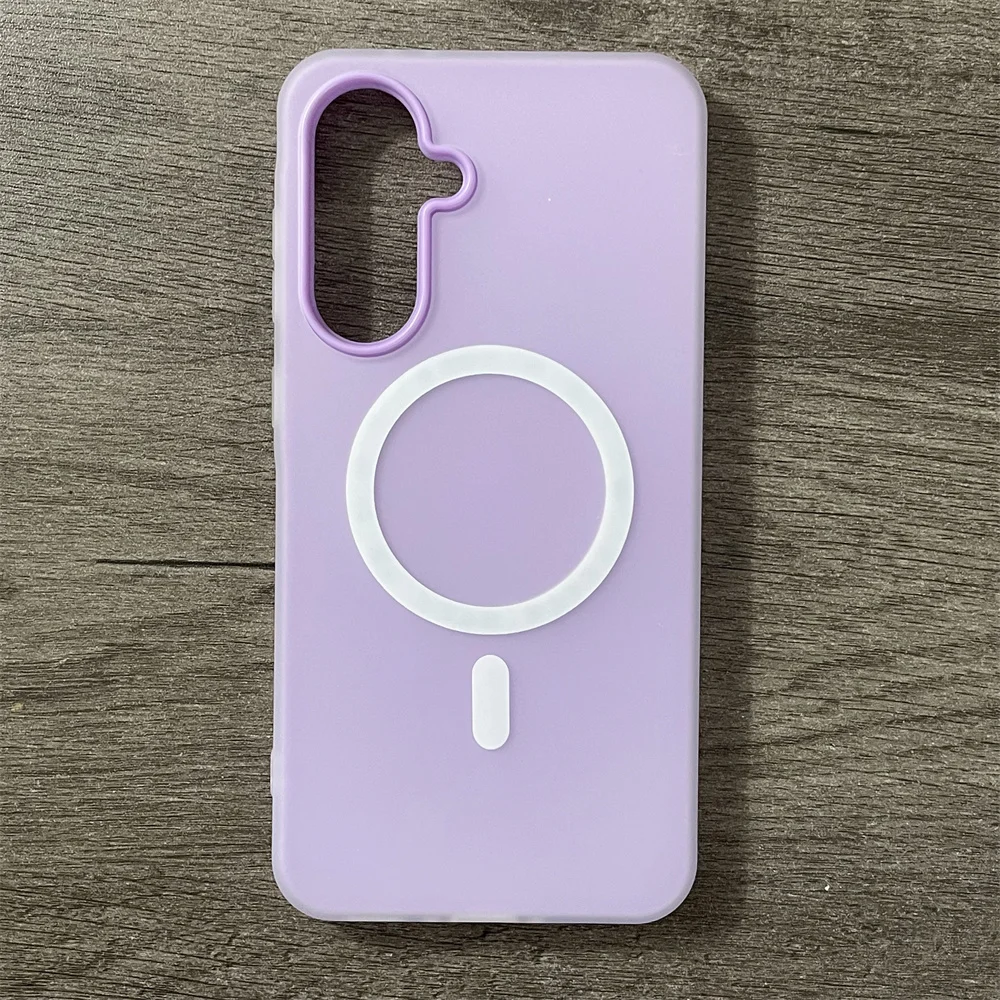 Vibrant Magnetic Matte Phone Case with 2-in-1 Design