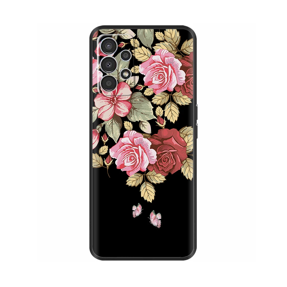 Black Shockproof Silicone Phone Case - Soft Protective Back Cover
