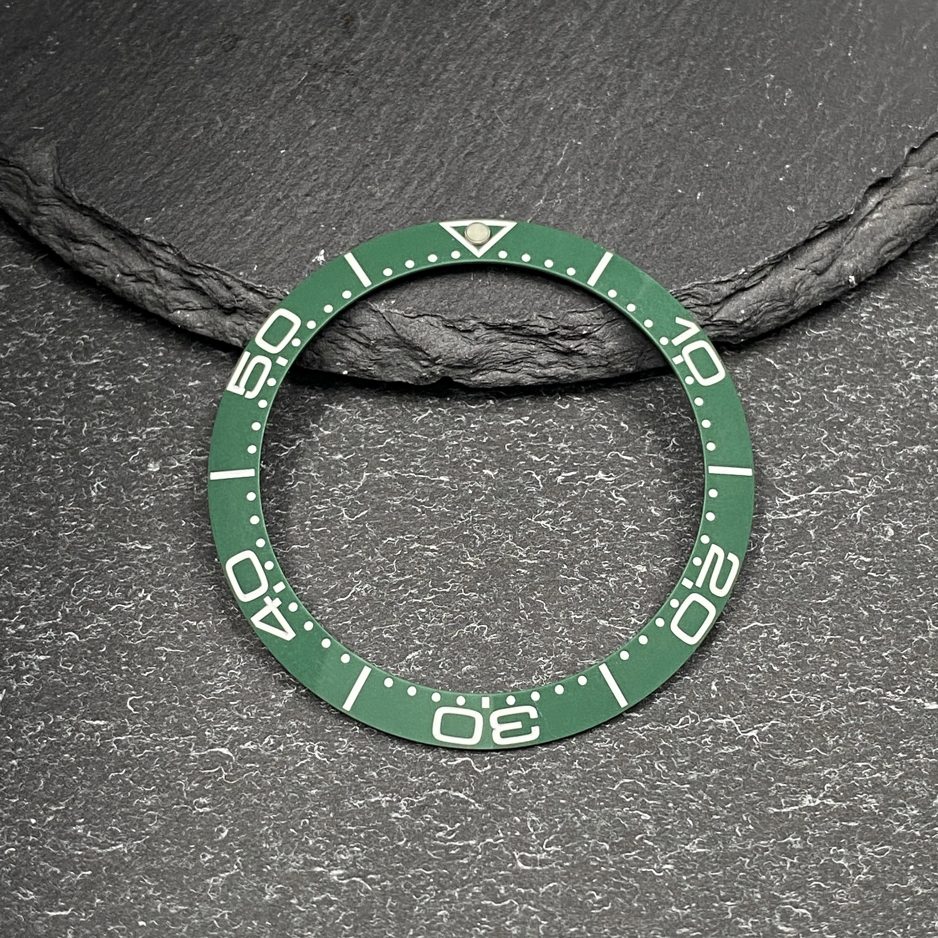 Premium 38*30.6MM Ceramic/Aluminum Watch Bezel Insert