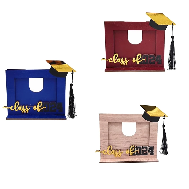 Hot Three-Dimensional Table Graduation Season Gift Wooden Ornaments Photo Frame Holiday Graduation Commemorative Gift
