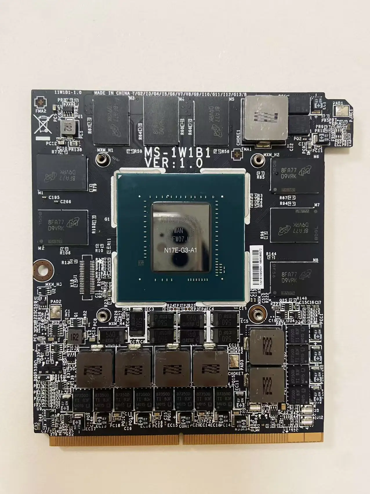 Geforce Gtx 1080 Nvidia Mxm Nvidia Gtx 1080 Mxm Graphic Card 8Gb Ddr5X