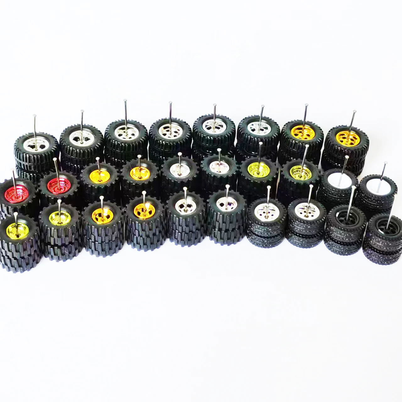 Juego De 4 Neumáticos RC, Tuercas De Aleación De Aluminio Para Axial
