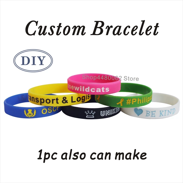 Top more than 86 custom silicone bracelets no minimum super hot in