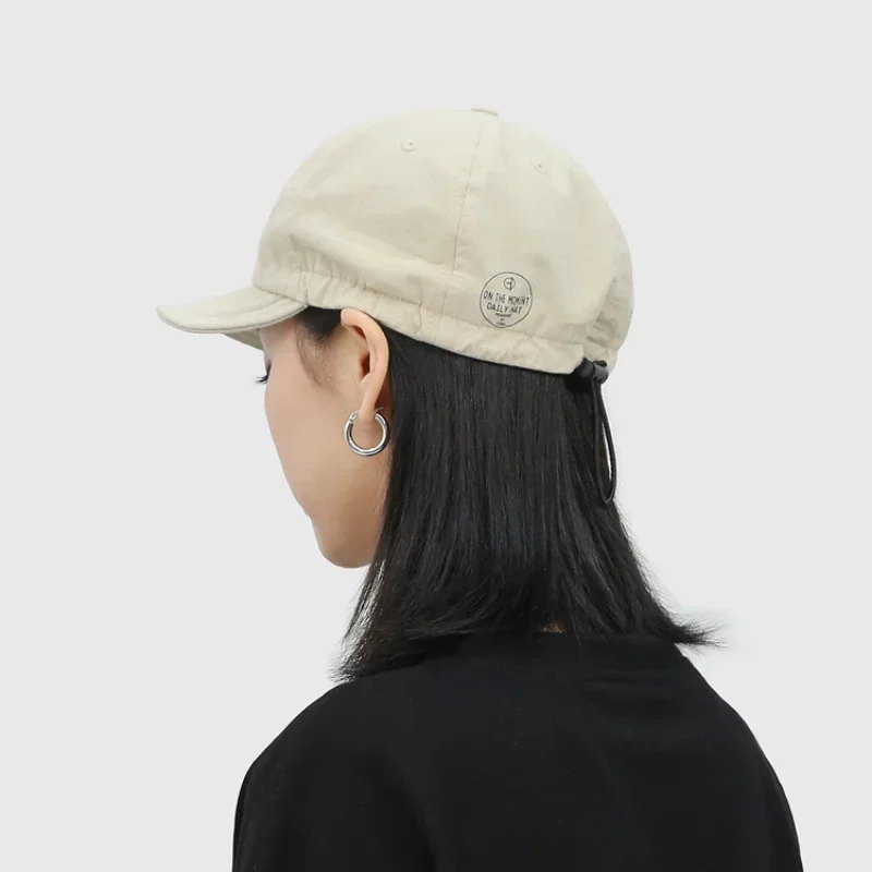 Yoga Baseball Hats American Short Brim Baseball Cap Men Women All-Comfortable Skin-Friendly Korean Style Peaked