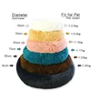 Long haired ultra soft pet cat bed plush washable calming bed donut bed comfortable sleeping artifact 6