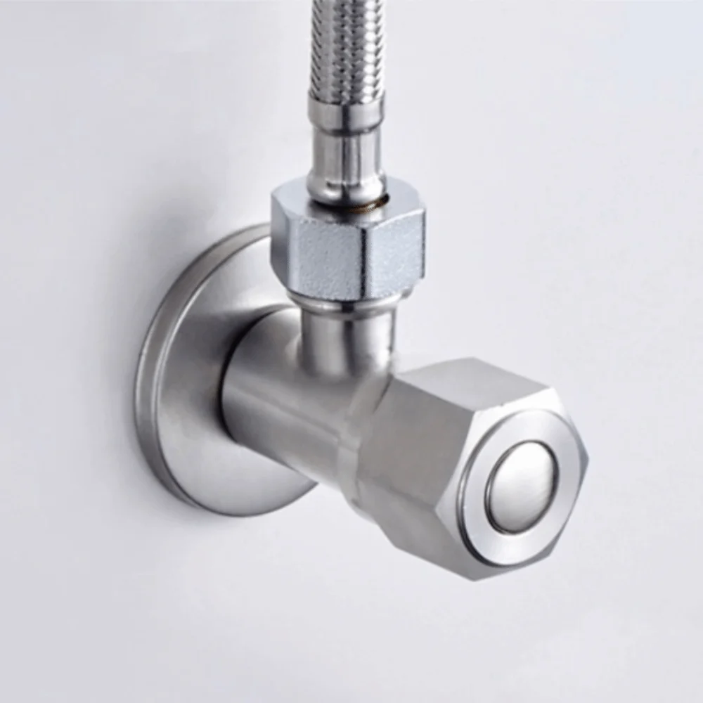 Stainless Steel Hot Cold Water Angle Valve for Bathroom