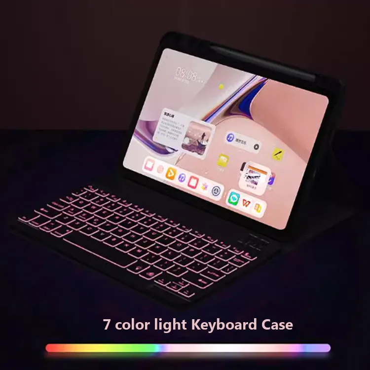 Wineecy Tastiera Custodia per Honor Pad X8a 11 Pollici 2024 [Layout Italiano], 9H Pellicola Protettiva, Slim Cover con Magnetica Wireless Bluetooth Tastiera Keyboard con Portapenne (Honor Pad X8a
