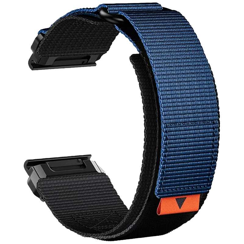 Quickfit Nylon Watchband Bracelet - Adjustable 22mm to 26mm Strap