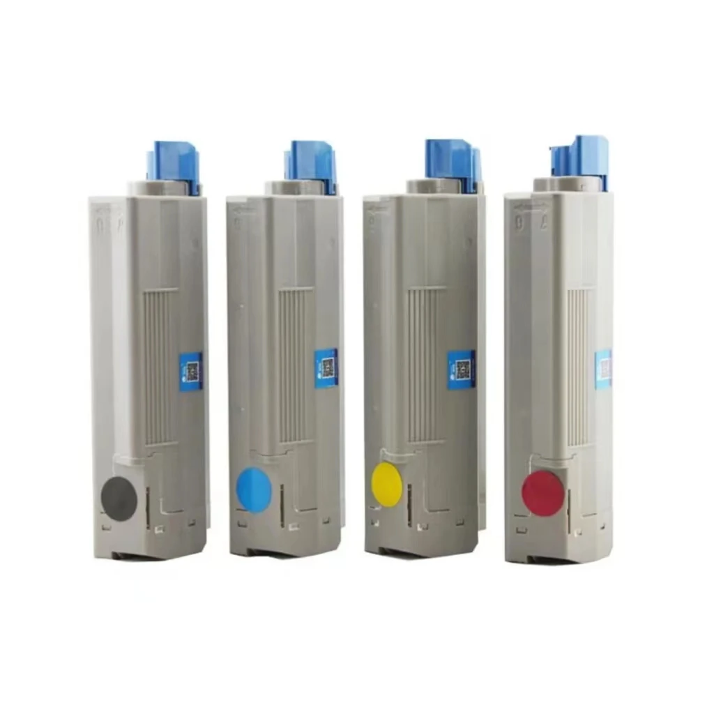 C710 C711 710 711 Colore Della Cartuccia Toner Compatibile Per Oki Stampante C711Dn C710Dn, 44318608 44318607 44318606 44318605 Bk/C/Y/M