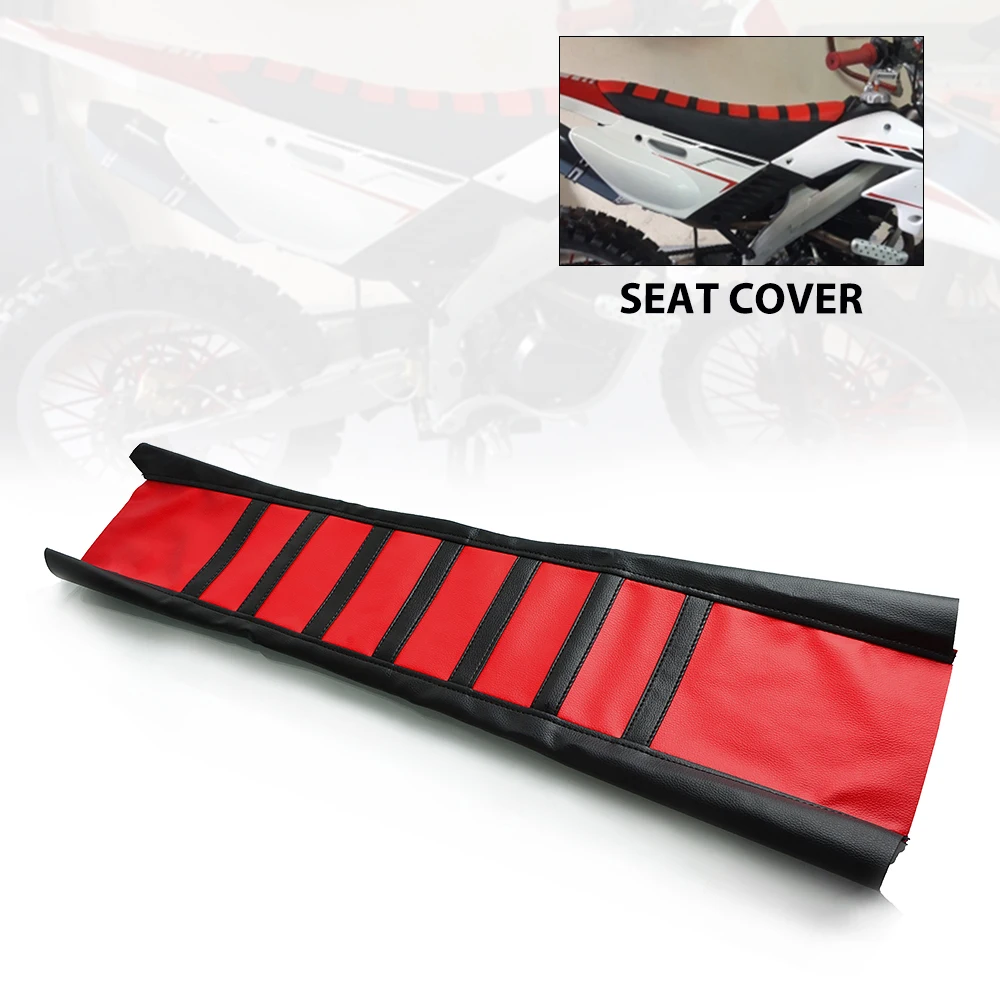 

For Honda XR230 XR250 XR400 MOTARD XR650L XR650R Motocross Striped Soft-Grip Gripper Soft Seat Cover XR 230 250 400 650 R/L