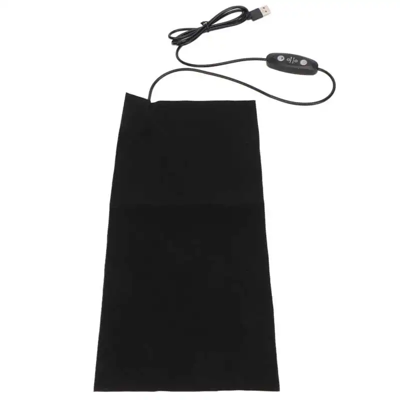USB Heating Pad 9W 5V 2A Adjustable 5 Gears Vibration Massaging Washable Foldable Electric Cloth Heater Foldable Heater Pad