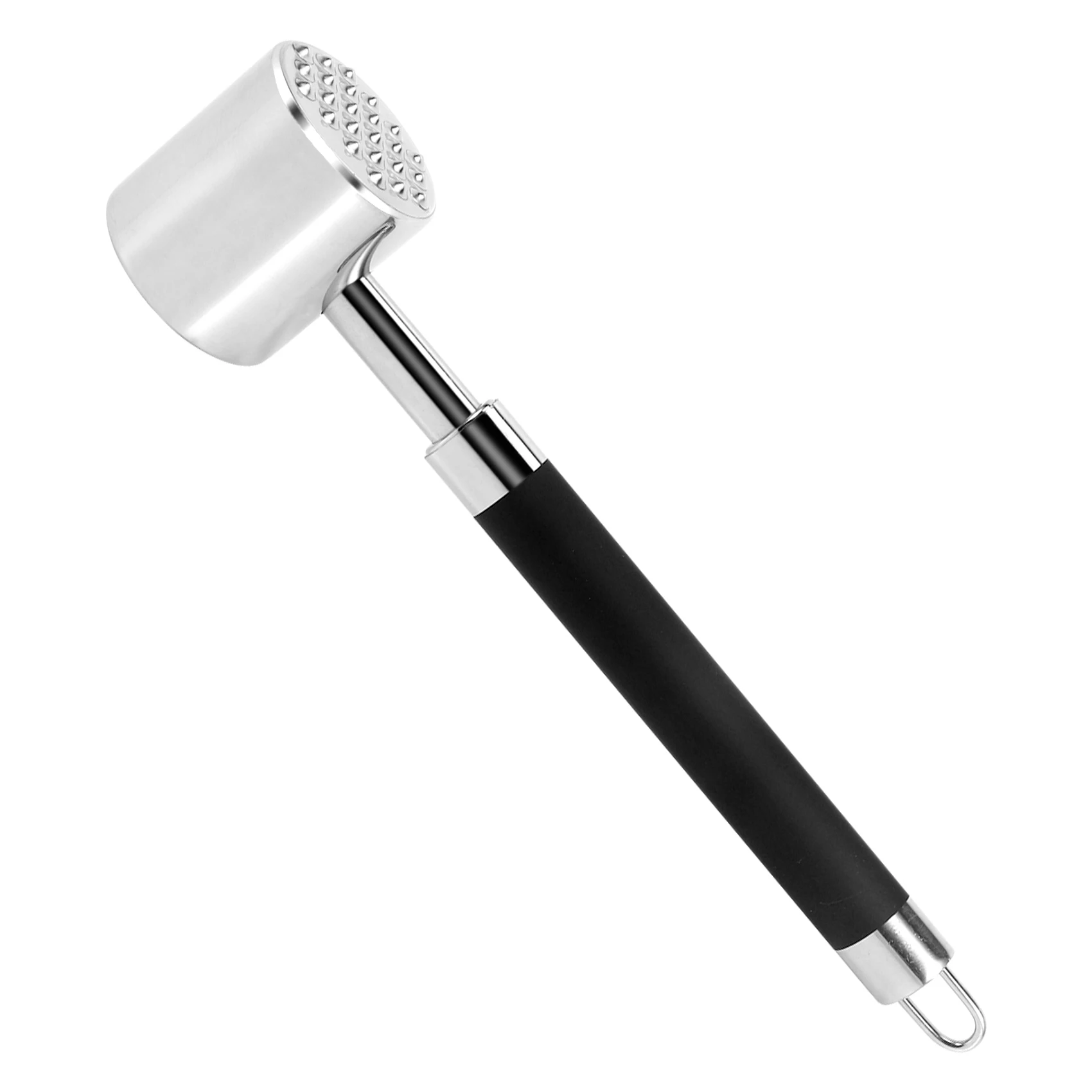 Meat Tenderizer Mallet Hammer-Stainless Steel-Dual-Sided Tool for Tenderizing, Dishwasher Safe