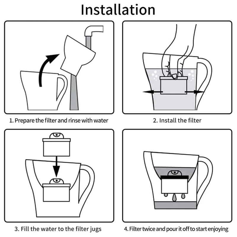 Water Filter Cartridge For Brita Maxtra+,Brita Style, Mavea Elemaris XL