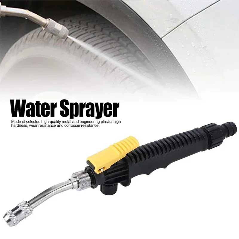 Car High Pressure Water Gun Adjustable Nozzle Sprinkler Stainless Steel Spray Multi Function Water Gun Washing Tool 30cm 48cm 2