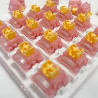 OUTEMU Magnetic Silent Peach Switch Customized Magnetic Mechanical Keyboard 40g Linear HIFI RGB SMD For wooting Leobog Hero68 HE