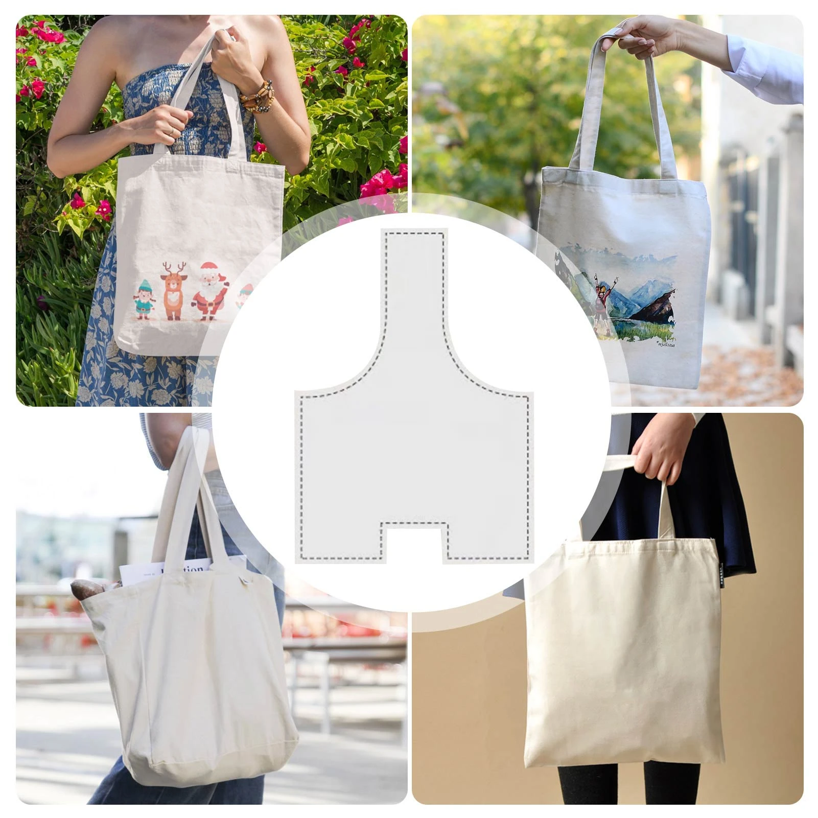 Plantillas para bolsos de mano, de bricolaje, bolso Hobo hecho mano, patrones de bolso de tela, plantillas acolchadas artesanales, bolso de mano| | - AliExpress