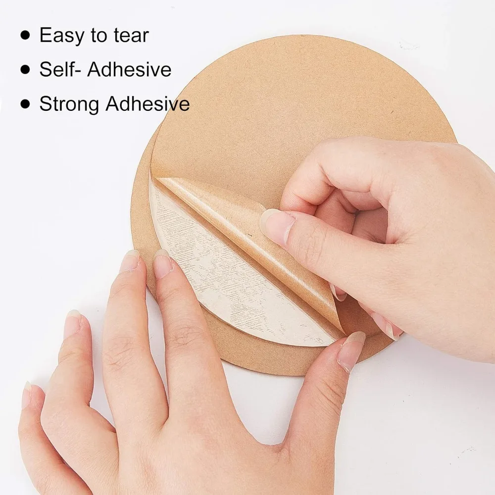 5PCS 5 Inch Clear Acrylic Sheet Round Circle Dis Acrylic Sheet for Decoration Office Sign Coasters and Other DIY Project 3mm