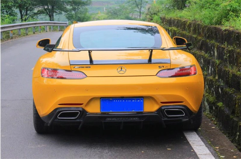 High Quality REAL Carbon Fiber Front Lip Rear Diffuser Bumper Body Side Skirt Kit Spoiler For Mercedes Benz AMG GT GTS GTC GTR 38 - Racext High Quality REAL Carbon Fiber Front Lip Rear Diffuser Bumper Body Side Skirt Kit Spoiler For Mercedes Benz AMG GT GTS GTC GTR - - Racext 37