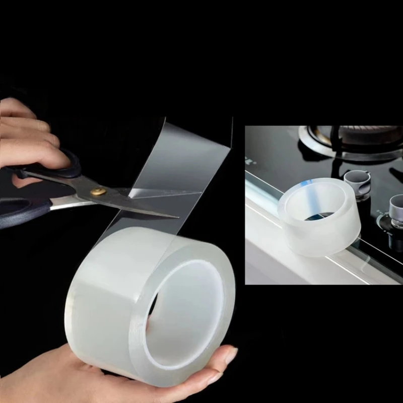 Bagno cucina doccia nastro impermeabile a prova di muffa lavandino bagno striscia di tenuta nastro autoadesivo adesivo impermeabile Nano Tape