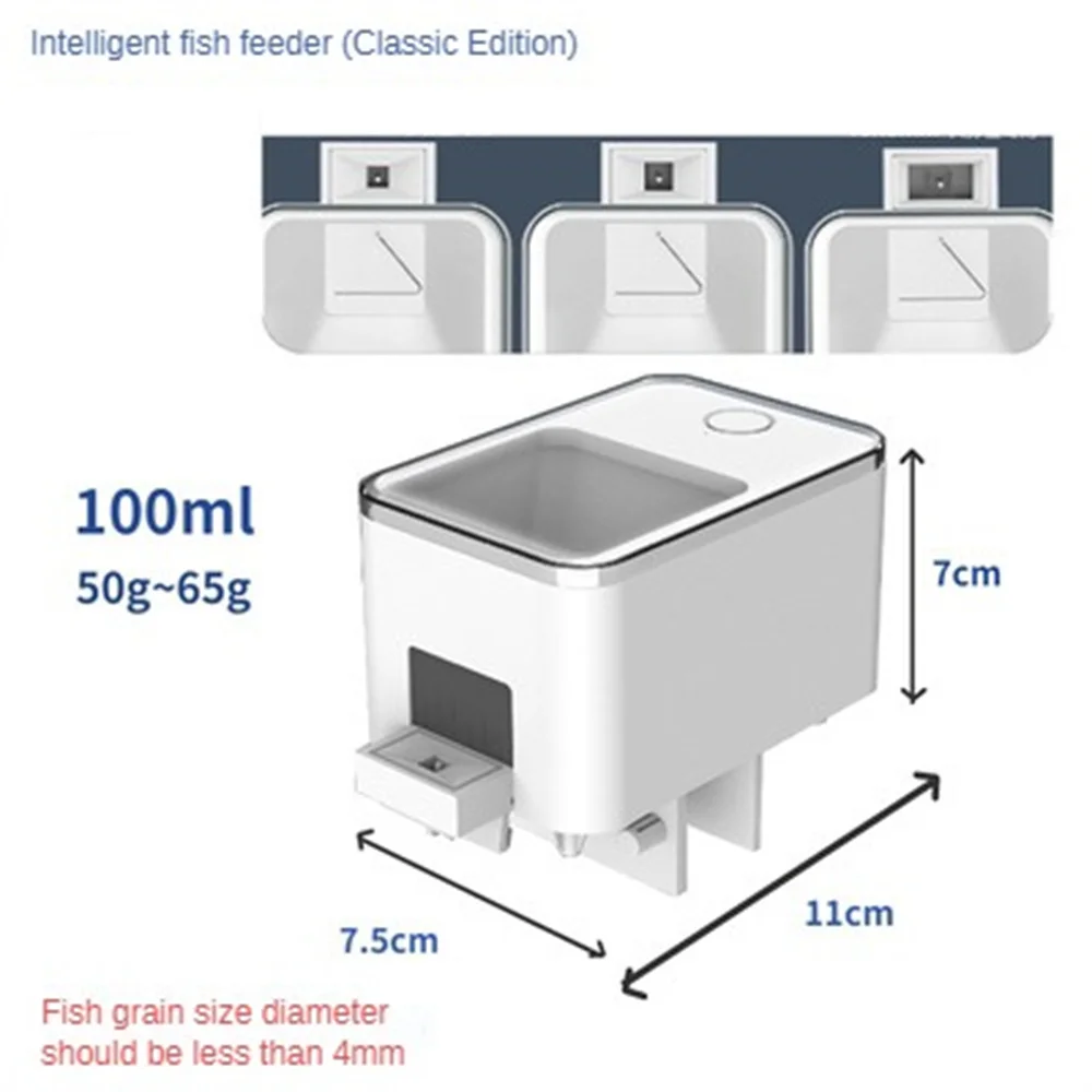 Nuovo Alimentatore Automatico Per Acquario Wifi Da 1000Mah Alimentatore Per Acquario Wireless Smart Phone App Timer Intelligente Alimentazione Con Tel