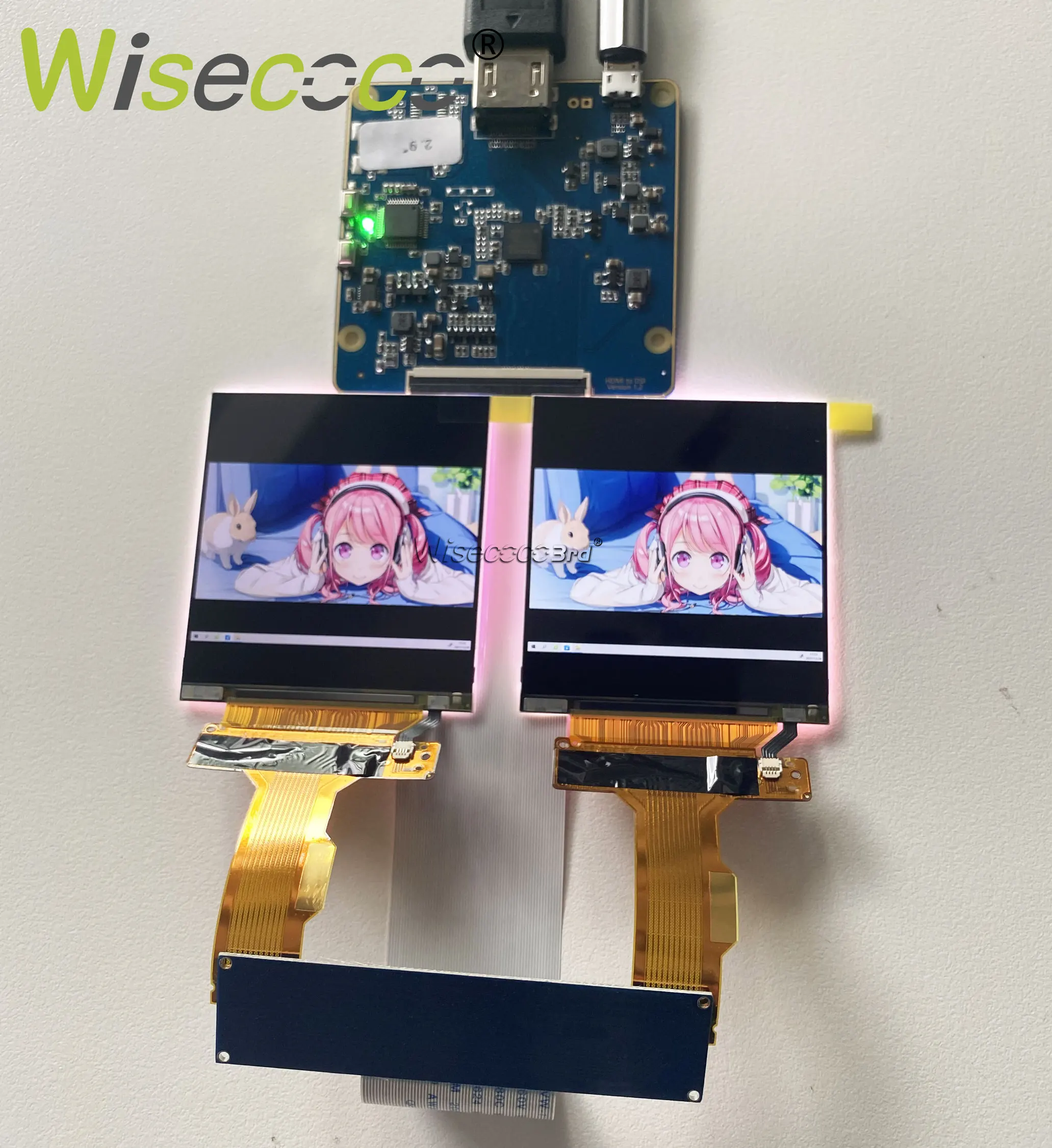 tela dupla mipi 90hz placa de motorista