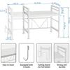 Extendable Microwave Oven Rack - Adjustable Kitchen counter shelf, 2 Tier Microwave Stand (L15.7~23.6" xW12.8 xH17.7) 3
