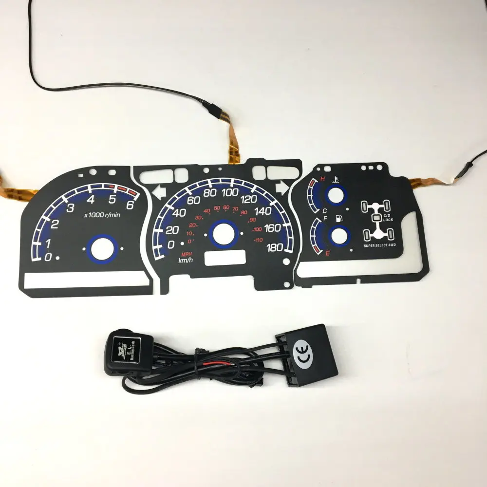 SD Motor EL Glow Gauge Plasma Dial Automatic Transmission for Mitsubish L400 Delica Space Gear Starwagon 1994 2007 motor glow gauge