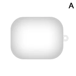 Solid Color Minimalist Soft Silicone Shockproof Protective Case Cover (White)