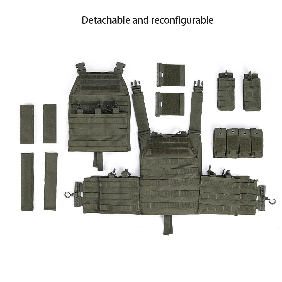 Quick Release Hunting Vest with Hidden Equipment Bags