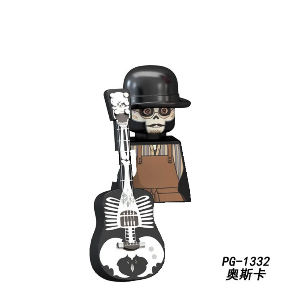Movie Series Mini Action Figure Doll Coco Victoria Oscar Julio Frippe Rosita Puzzle Building Blocks Doll Children Boy Toys Gifts