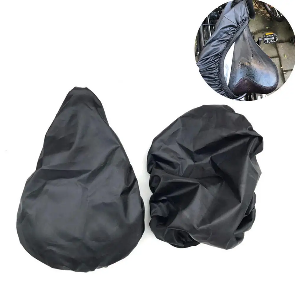 1 Pc Waterproof Bike Seat Cover Bicycle Saddle Cover Protective Waterproof Cloth Cushion Protector Outdoor Biking Guard