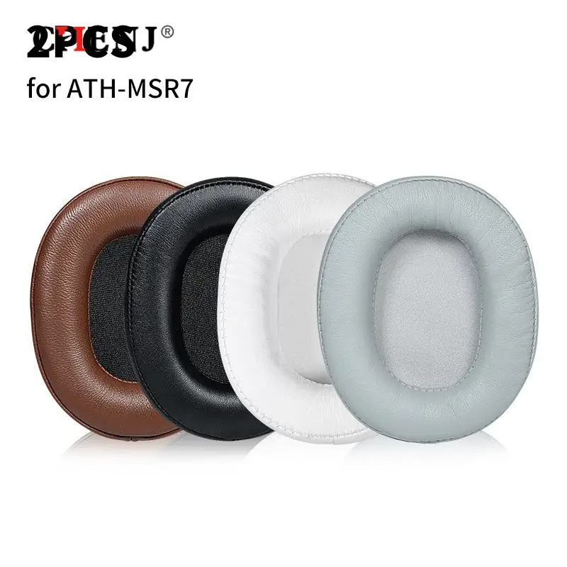 2pcs Replacement Leather Ear Pads For Audio-Technica ATH-MSR7 M50X M40X SX1 Headphones Ear Cushions Headset Earpads Ear Cups