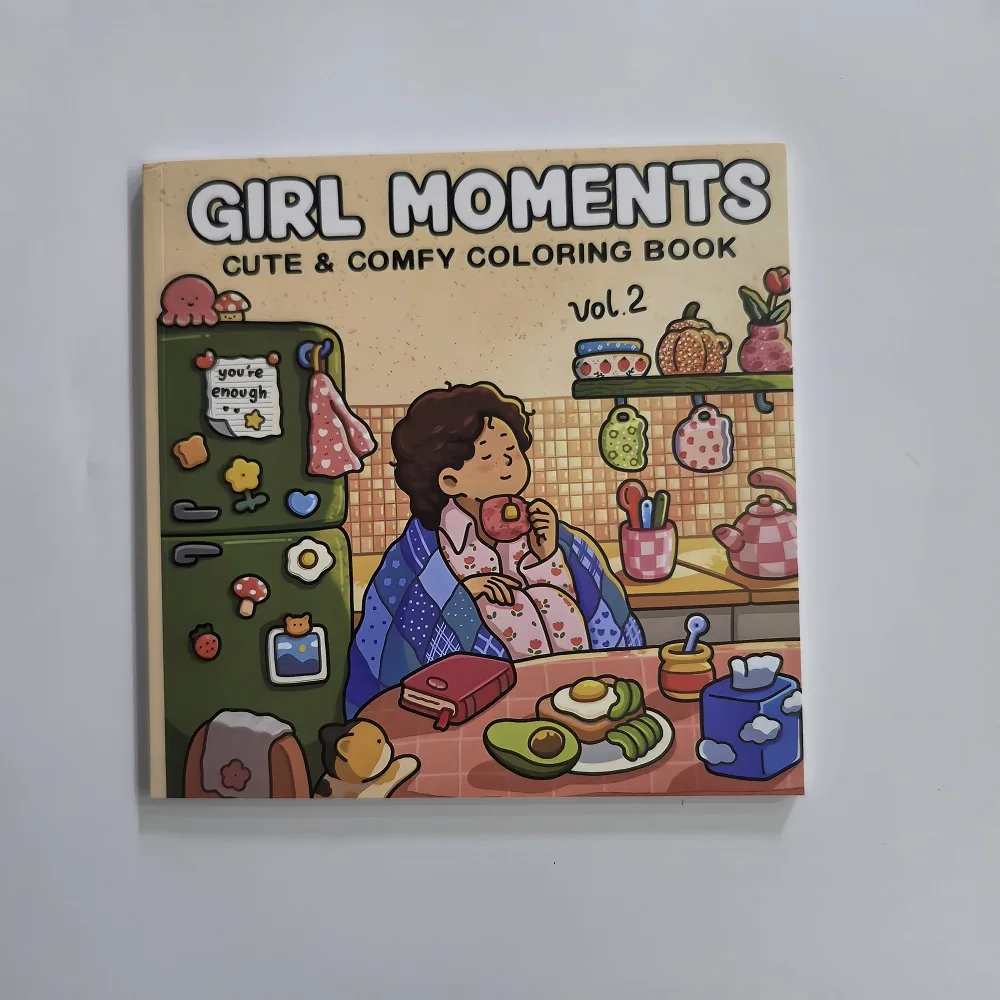 Charming Moments: A Stress Relief Adult Coloring Book - The Perfect Gift for Birthdays and Holidays
