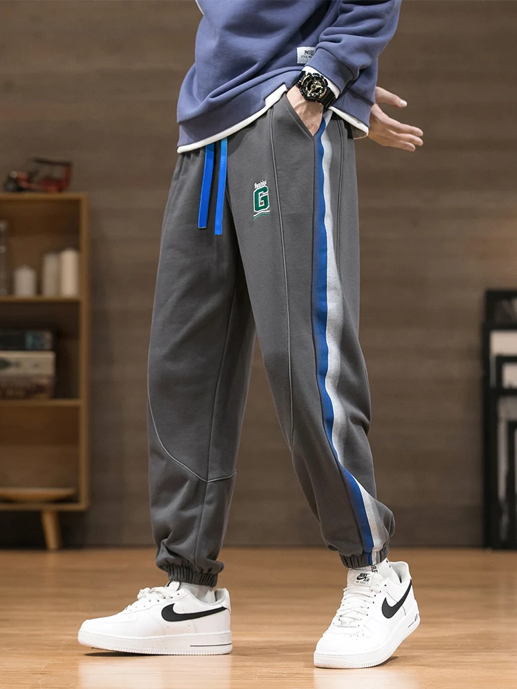 Joggers Sweatpants Plus Size 8XL sport jogging trousers fashionable wide leg pants fleece sweatpants wide leg pants fashion pants