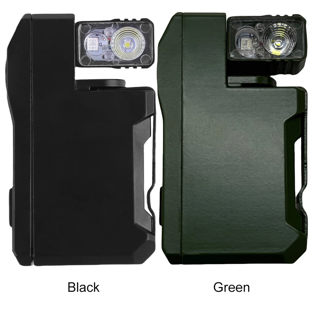 Rechargeable EDC Flashlight 400 Lumens Portable Flat Pocket Flashlight Mini Flashlight for Camping Hiking