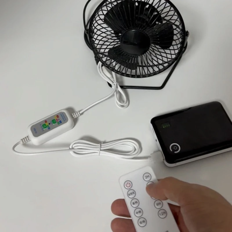 5V USB Extension Cable 4 Speed Adjustable Remote 2-12Hour Timing USB Powered LED Light Lamp Ceiling Fan usb extension cable