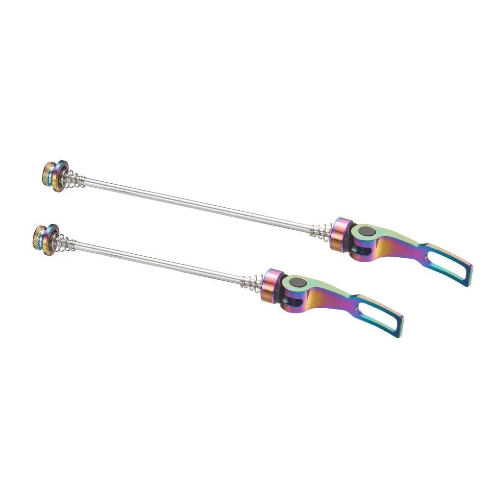 Spiedini Sgancio Rapido Bici In Lega Alluminio – Kit Anteriore E Posteriore (100/135 Mm) – Colore Rosso - 5