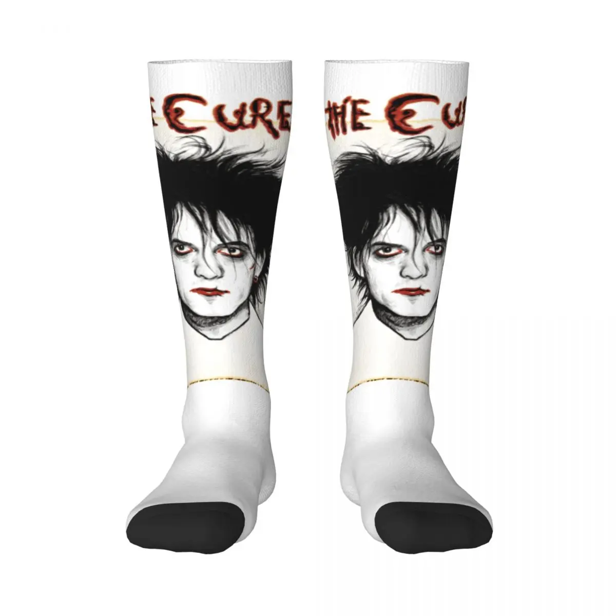 

The Cure Robert Smith 9 Color contrast socks INS style Compression Socks Humor Graphic Creative Adult Stockings