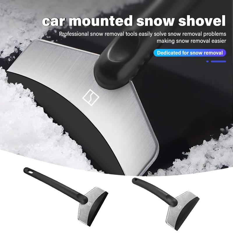 Car Ice Scraper Snow Removal Shovel Stainless Winter Accessories For Zeekr X 001 009 EV-Krypton