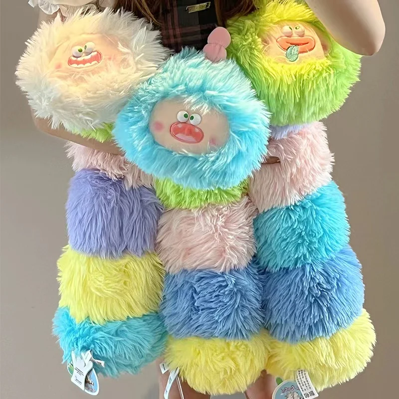 

1pcs Cute Little Monster Caterpillar Plush Doll Anime Stuffed Toys Kawaii Long Pillow Animals Dolls for Children Girls Gifts