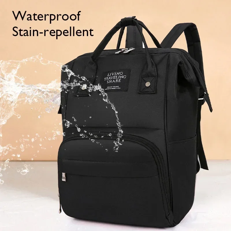 Nappy Backpack Diaper Bag Mummy Large Capacity Bag Mom Baby Multi-Function Waterproof Outdoor Travel Diaper Bags for Baby Care 6