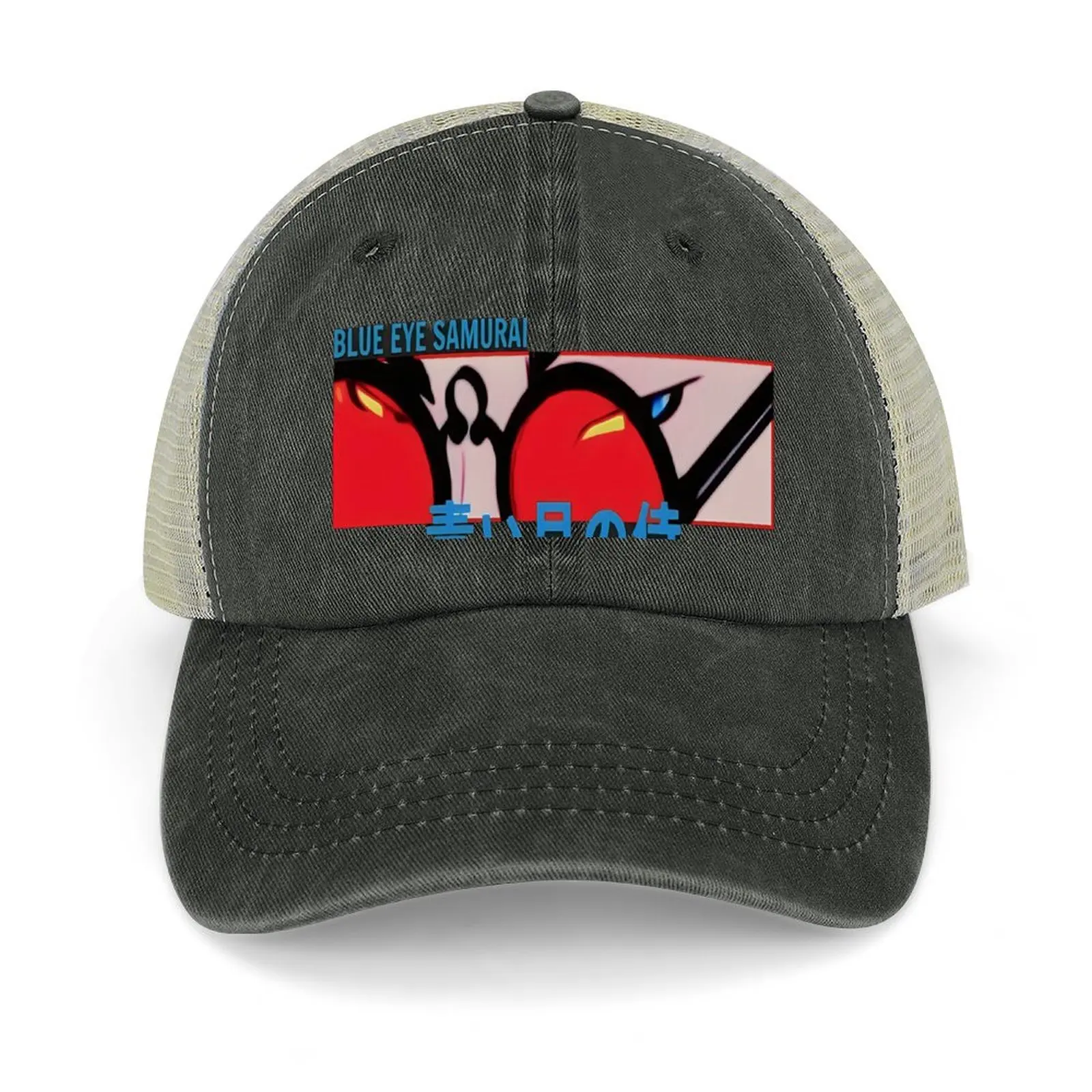 

Blue eye samurai Cowboy Hat black sun hat Golf Wear Men Women's