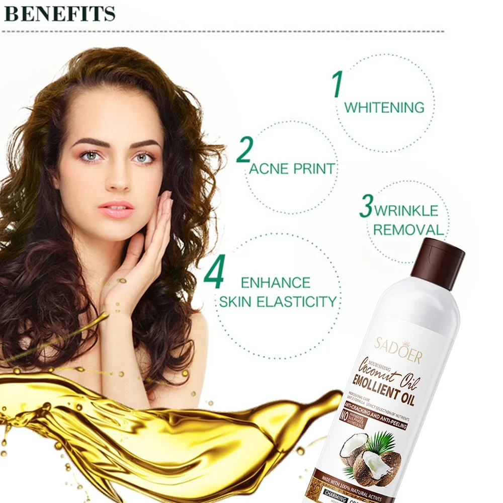 SADOER Coconut Emollient Skin Oil Benefits