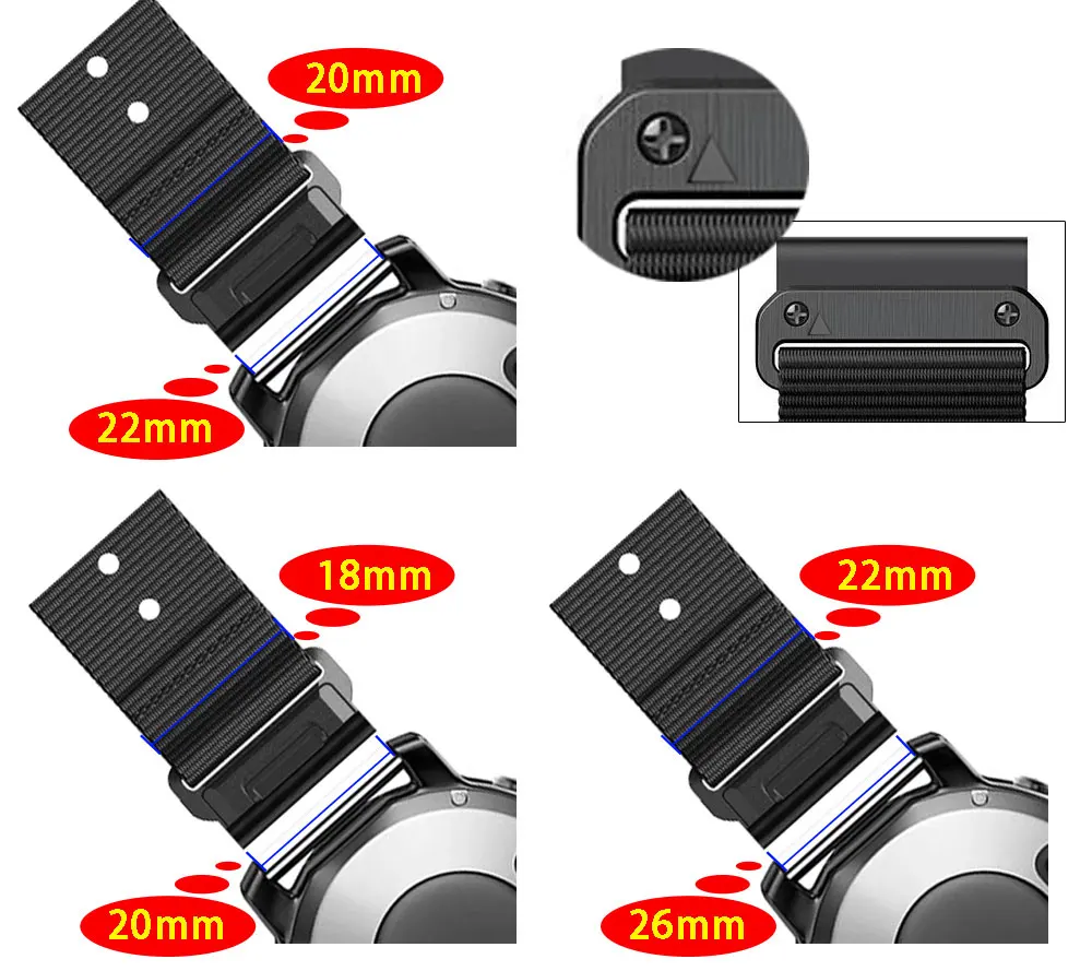 965 955 ð Ʈ ü  ո ,  ,  н 7 7X 6 6X  5X ÷, Instinct Epix 2, 22mm, 26mm