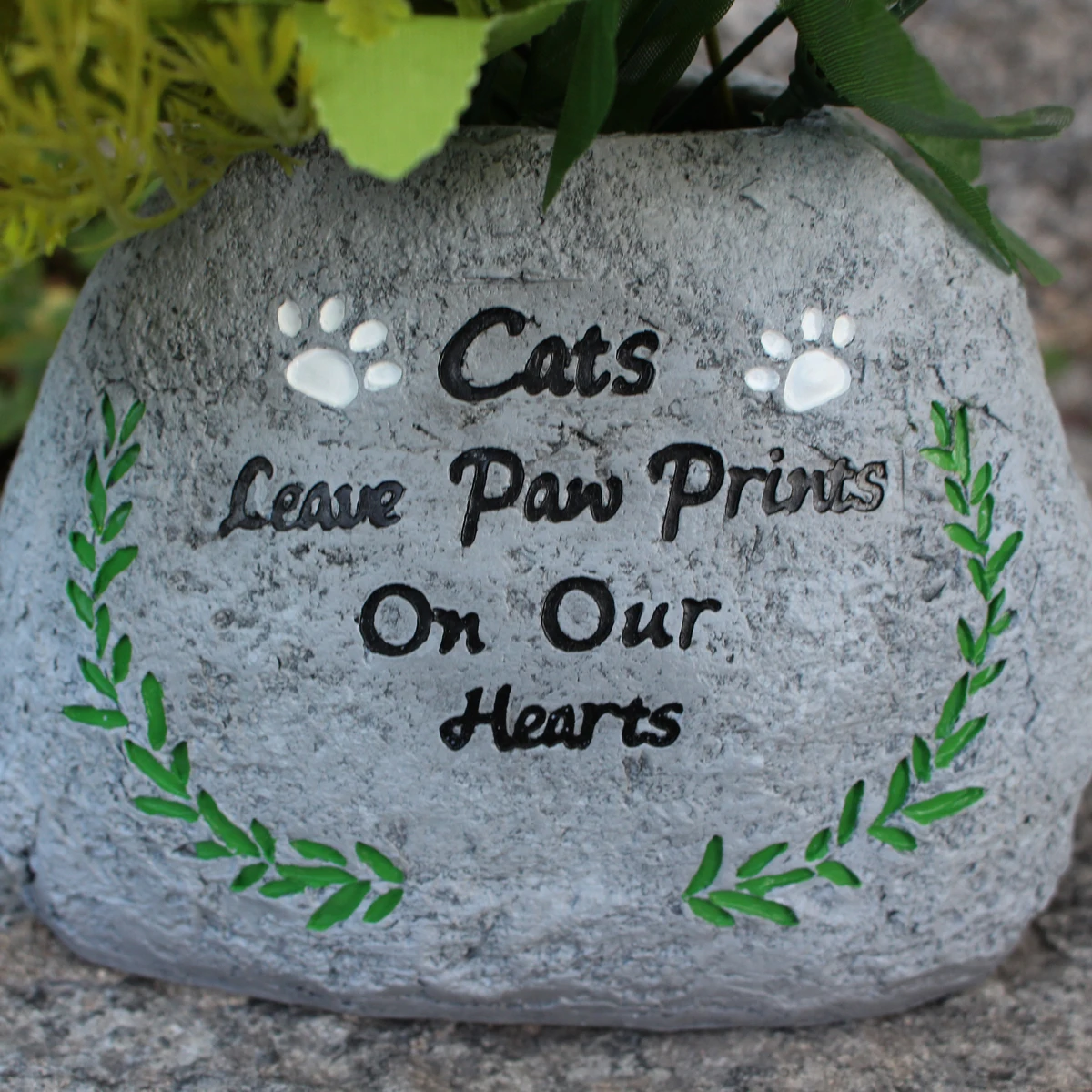 1 cat flowerpot monument, cat loss monument, ashes urn, suitable for lovers