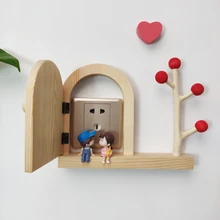 Palo de pared decorativo, Panel de enchufe para el hogar, cubierta de bloque, marco decorativo, cubierta de protección creativa